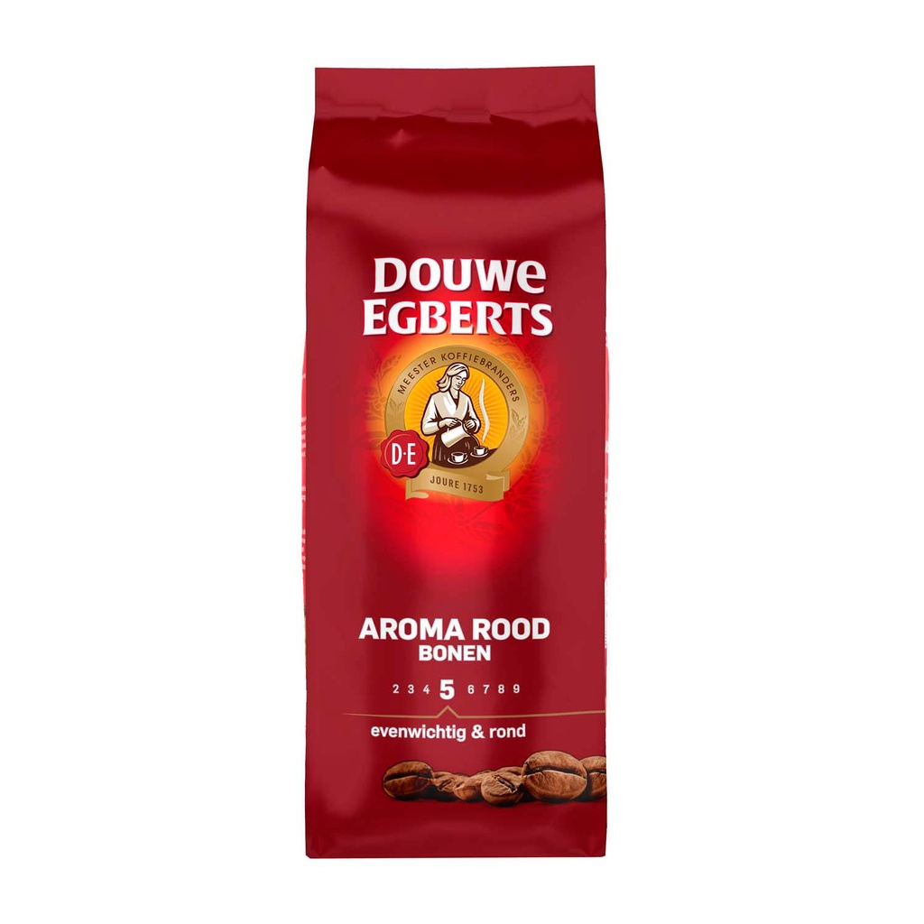 Koffiebonen Douwe Egberts Aroma Rood
